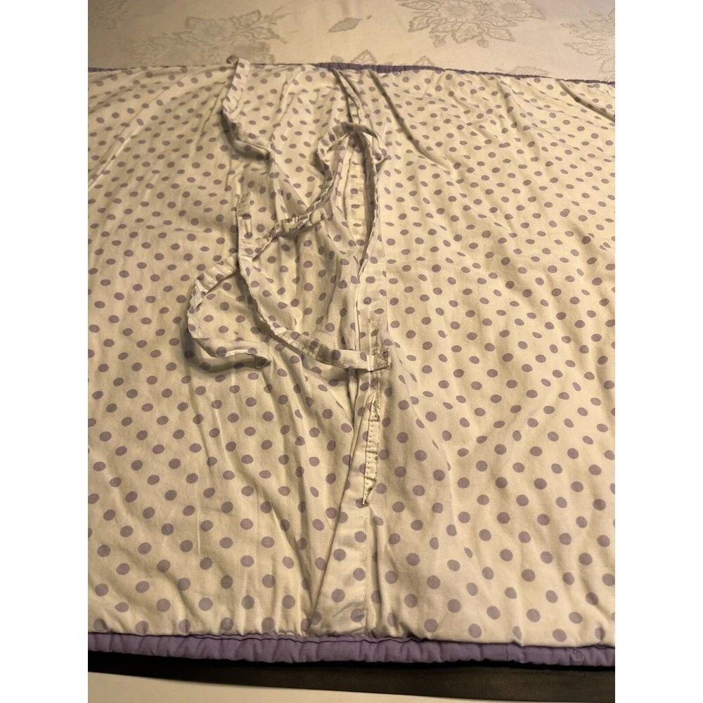 Pottery Barn Purple Floral 100% Cotton Pillow Sham Standard